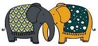 Dávid-Kátai Eszter elefántok